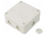 Enclosure: junction box | X: 110mm | Y: 110mm | Z: 51mm | IP67 | B 9/T