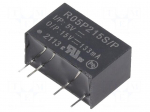 Converter: DC/DC | 2W | Uin: 4.5&divide;5.5VDC | Uout: 15VDC | Iout: 133mA | SIP7