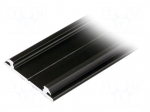 Profiles for LED modules | black | L: 2m | ARC12 | aluminium | surface