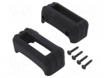 Silicone protector | thermoplastic rubber | Colour: black | 2pcs.