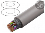 Wire | UNITRONIC&reg; LiHCH (TP) | 25x2x0.14mm2 | LSZH | grey-beige | 60V
