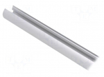 Profiles for LED modules | natural | L: 2m | PEN12 | aluminium | oval