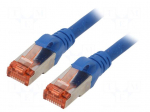Patch cord | S/FTP | Cat: 6 | RJ45 plug,both sides | stranded | Cu | 3m