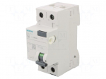 RCD breaker | Inom: 16A | Ires: 10mA | Poles: 1+N | 230/400VAC | IP20