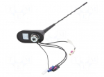 Antenna | car top,automotive | 0.3m | AM,DAB,FM,GPS | 0.25m | 12VDC
