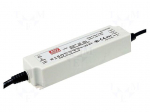 Power supply: switching | LED | 60W | 30VDC | 2A | 90&divide;305VAC | 127&divide;431VDC