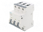 Circuit breaker | 230/400VAC | Inom: 20A | Poles: 3 | Charact: C | 6kA
