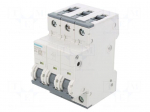 Circuit breaker | 230/400VAC | Inom: 16A | Poles: 3 | Charact: B | 10kA