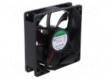 Fan: DC | axial | 24VDC | 92x92x25mm | 126.75m3/h | 47dBA | ball | IP68