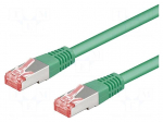 Patch cord | S/FTP | Cat: 6a | RJ45 plug,both sides | stranded | Cu | 3m