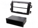 Radio frame | Fiat | 2 DIN | black gloss