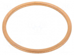 Gasket | copper | Thk: 2mm | &Oslash;int: 48mm | &Oslash;out: 55mm | DIN 7603