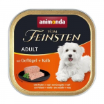 ANIMONDA Vom Feinsten Adult Poultry and veal - wet dog food - 150g
