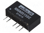 Converter: DC/DC | 1W | Uin: 4.5&divide;5.5VDC | Uout: 15VDC | Uout2: -15VDC
