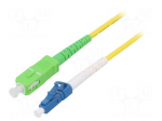 Fiber patch cord | OS2 | LC/UPC,SC/APC | 20m | 9/125um | LSZH | yellow