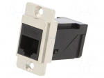 Coupler | coupler | DUALSLIM | Cat: 5e | unshielded | 8p8c | angled | 29mm