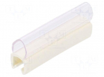 Markers | Marking: empty | 3&divide;4mm | PVC | white | -30&divide;60&deg;C | push-in