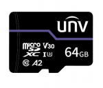 TF-64G-T-IN ~ 64GB UNV microSD atmiņas karte TLC C10/U3/V30/A2 100/70Mbps 0&deg;C+70&deg;C