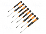 Screwdriver: precision-set | precision | Torx&reg; | 8pcs.