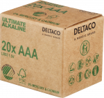 AAA LR03 patarei 1.5V Deltaco Ultimate leelisine | T&ouml;&ouml;stuslik pakend 20 tk.