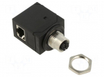 Adapter | M12 female X coded,RJ45 socket | X code-ProfiNET | PIN: 8
