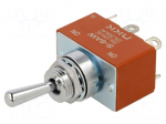 Switch: toggle | Pos: 2 | DPDT | ON-ON | 10A/250VAC | 20A/30VDC | S