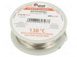 Tin | lead free | Bi57Sn42Ag1 | 0.7mm | 100g | reel | Flux: flux free