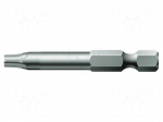 Screwdriver bit | Torx&reg; | TX06 | 1/4" | Overall len: 50mm