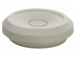 Grommet | elastomer thermoplastic TPE | grey | -25&divide;35&deg;C | 12&divide;24mm
