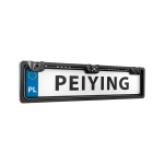 Auto- ja mootorrattatooted, elektroonika, navigatsioon, CB raadio // Parkimisandurite s&uuml;steemid | Keskluku s&uuml;steem | Autoalarmid // Samochodowa kamera cofania z czujnikiem parkowania w ramce tablicy rejestracyjnej Peiying