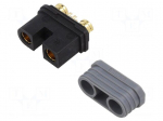 Connector: DC supply | plug | female | QS | 160A | 500V | PIN: 6(4+2)