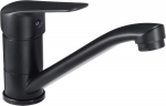 Basin mixer with swivel spout