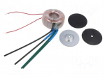 Transformer: toroidal | 30VA | 230VAC | 24V | 24V | 0.63A | 0.63A | IP00
