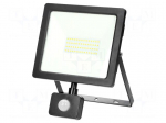 Lamp: LED flood light | 50W | 230VAC | 4000K | CRImin: 80 | IP44 | 3700lm