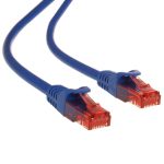 LAN andmesidev&otilde;rgud // Patch kaablid // MCTV-303 N 47276 Przew&oacute;d kabel patchcord UTP cat6 wtyk-wtyk 3m niebieski