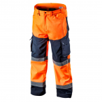 Jalan&otilde;ud, t&ouml;&ouml;riided | Isikukaitsevahendid // T&ouml;&ouml;-, kaitse-, k&otilde;rgn&auml;htavusega riided // Spodnie robocze ostrzegawcze softshell, pomarańczowe, rozmiar XXXL