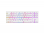 Genesis | THOR 404 TKL | Mechanical Gaming Keyboard | Wired | US | RGB | White | USB-A | Gateron Yellow Pro
