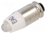 LED lamp | white | S5,7s | 12VDC | 12VAC | No.of diodes: 1