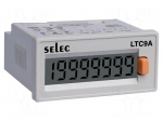 Meter: counter | digital,mounting | on panel | LCD | 7,5 digit | LT9A