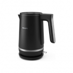 Philips Double Walled Kettle | HD9395/90 | Electric | 2200 W | 1.7 L | Stainless steel/Plastic | 360&deg; rotational base | Black