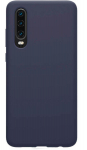 Back panel cover Evelatus Huawei P30 Nano Silicone Case Soft Touch TPU Midnight Blue