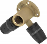 Push-fit double wall elbow long 16x1/2''Fx16 TECE