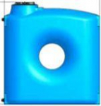 CPZ-2000 Polyethylene tank, (conn. separatelly)