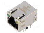 Connector: RJ45 | socket | PIN: 8 | Cat: 5 | shielded,with LED | 8p8c