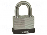 Padlock | shackle | stainless steel | Protection: low (level 4)