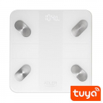 Isikliku hoolduse tooted // Kaalud // AD 8186 white Waga łazienkowa analityczna ? smart - aplikacja tuya