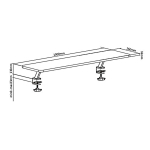 Ergo Office Monitor Shelf, Screwed, 13"~32", max 20kg, ER-409