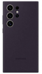 Back panel cover Samsung - Galaxy S24 Ultra Dark Silicone Cover Violet