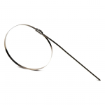 Isoleerlindid ja teibid // Kaablisidemed // Opaski zaciskowe metalowe ze stali nierdzewnej 4.6x100mm 100 szt. amio-04319