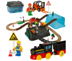 RoGer Train with railway and accessories 55pcs.
